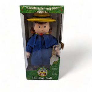 Vintage 1998 Madeline In Paris 17" Tall Talking Doll New Sealed Box Kids Gift